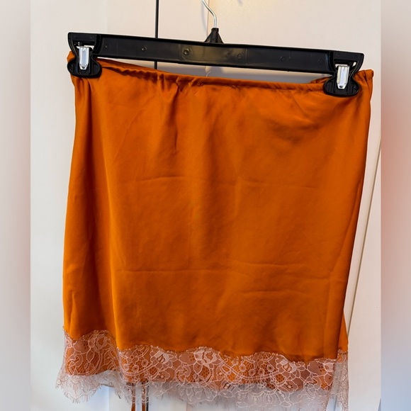 Free People Satin Mini Skirt - Picture 4 of 6